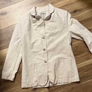L.L. Bean Women's Light Tan Blazer